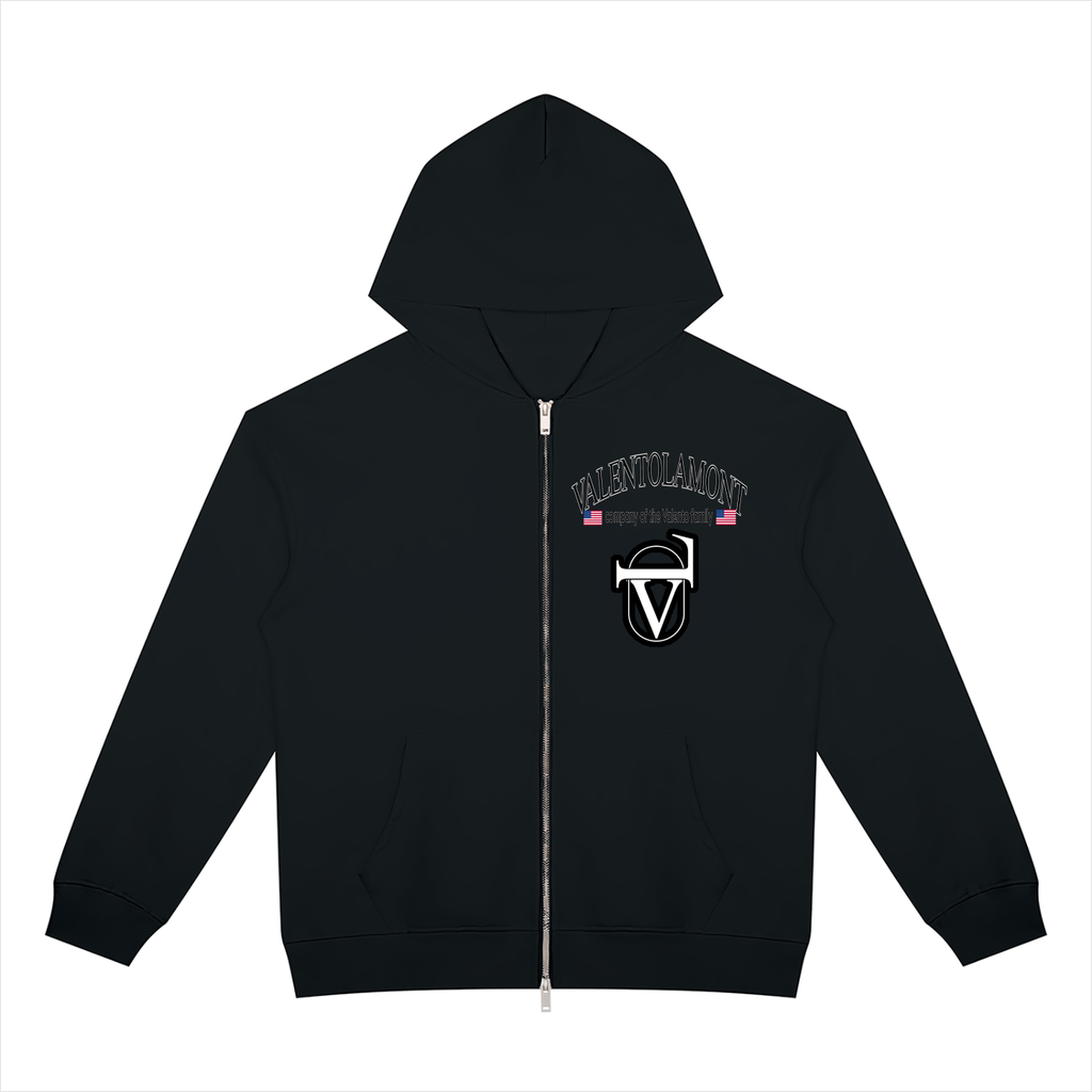 V Heavyweight Full Zip Hoodie