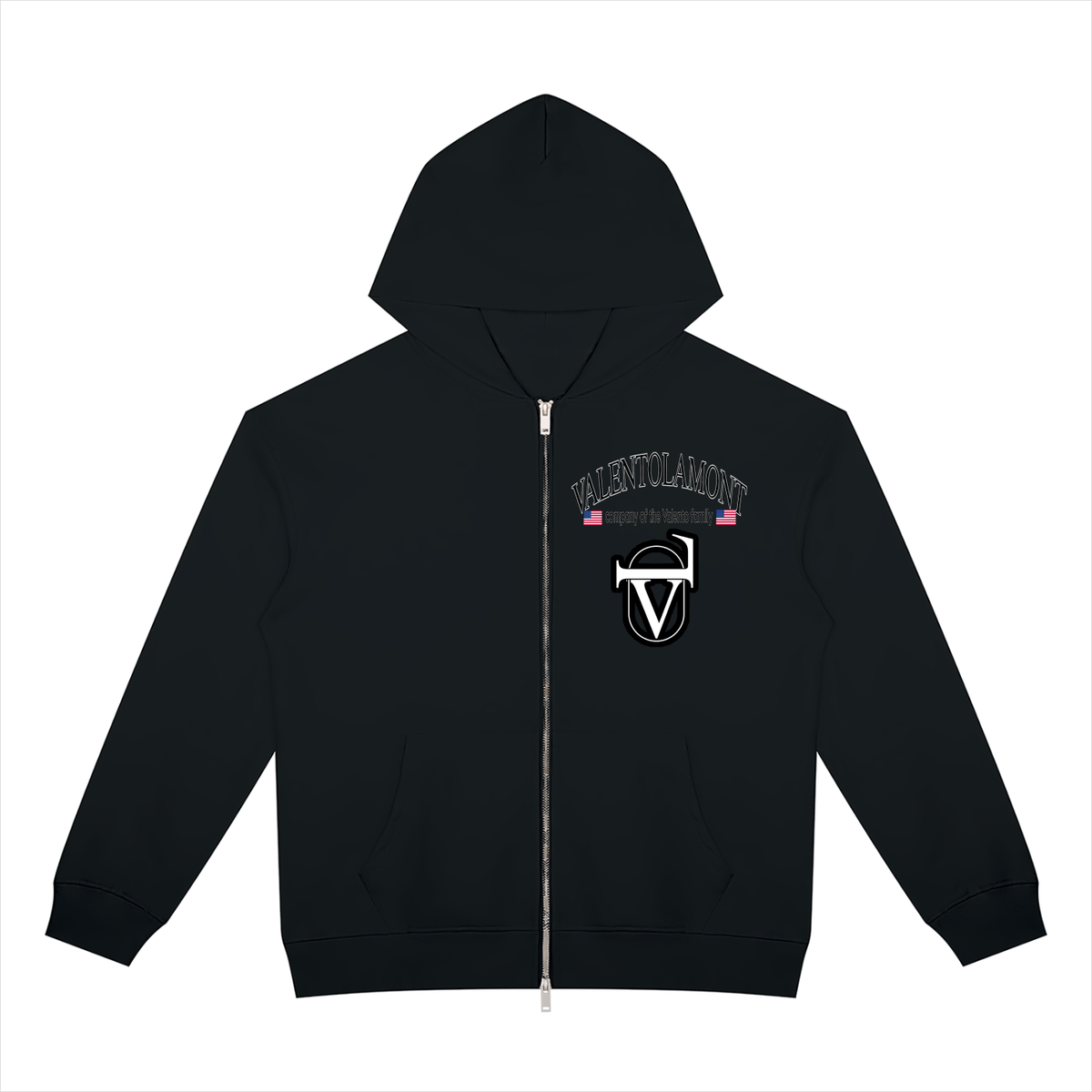 V Heavyweight Full Zip Hoodie