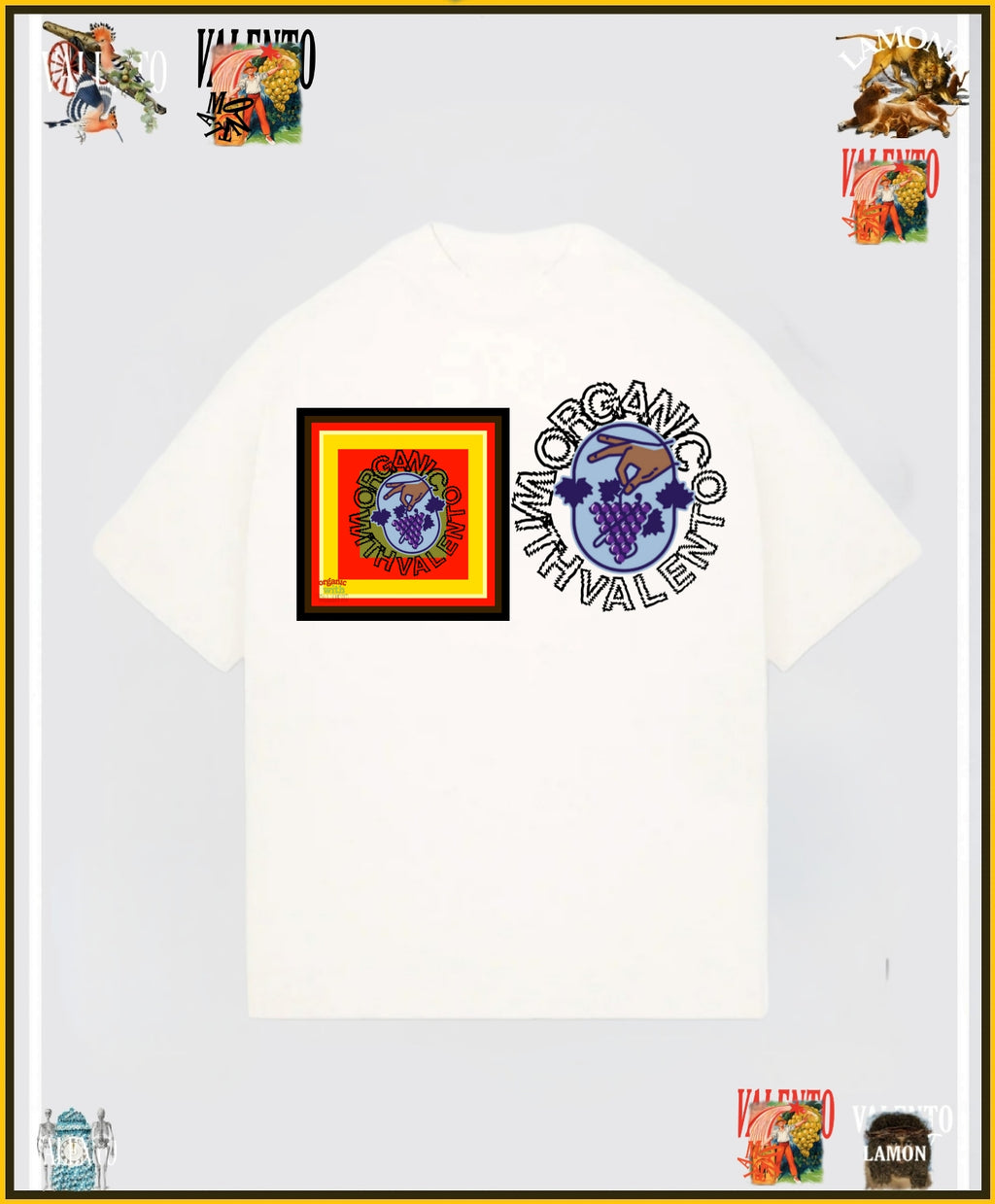 ORGANIC WITH VALENTO SUPERMARKET TEE