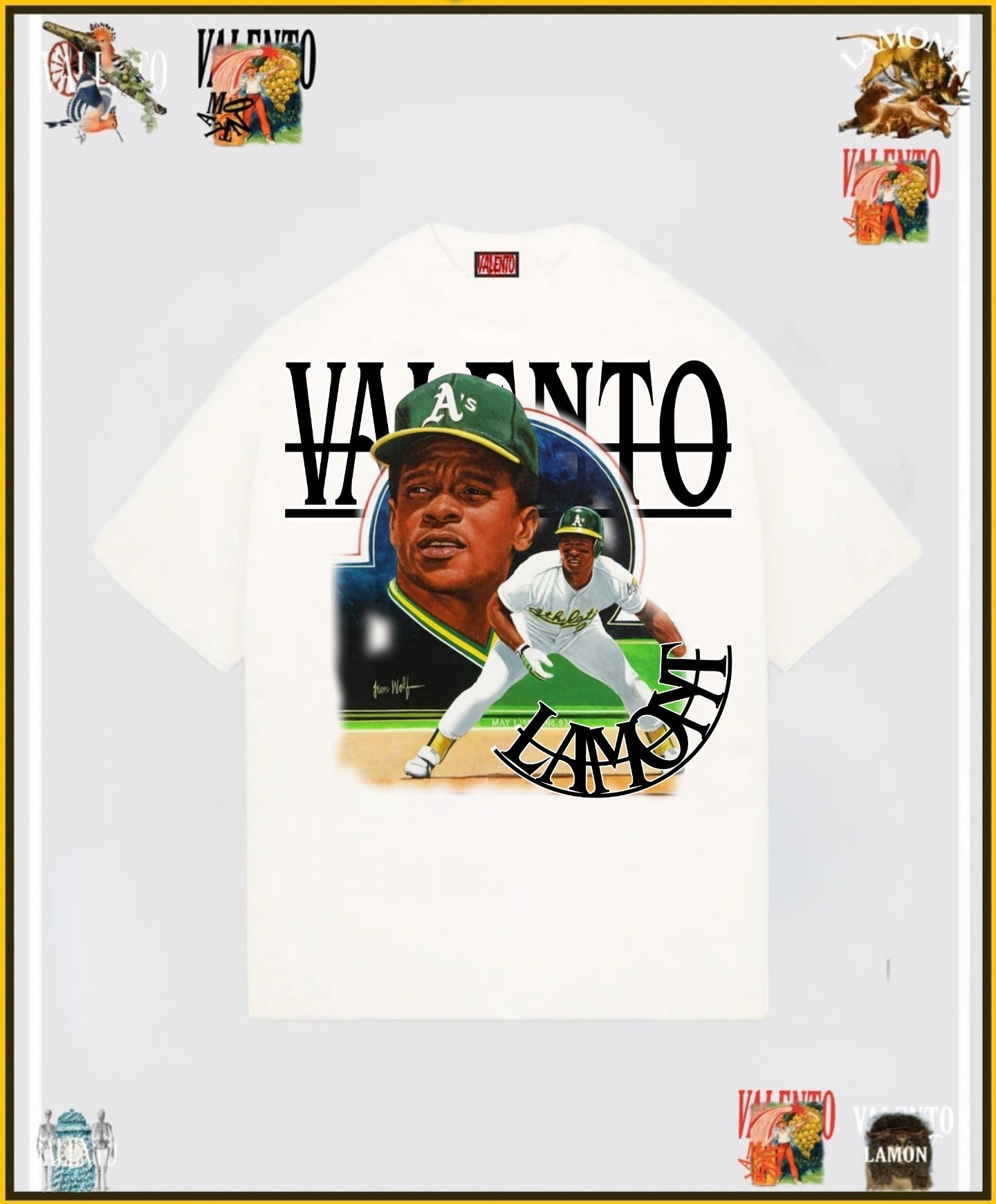 Unisex Heavy COTTON V baseball TEE