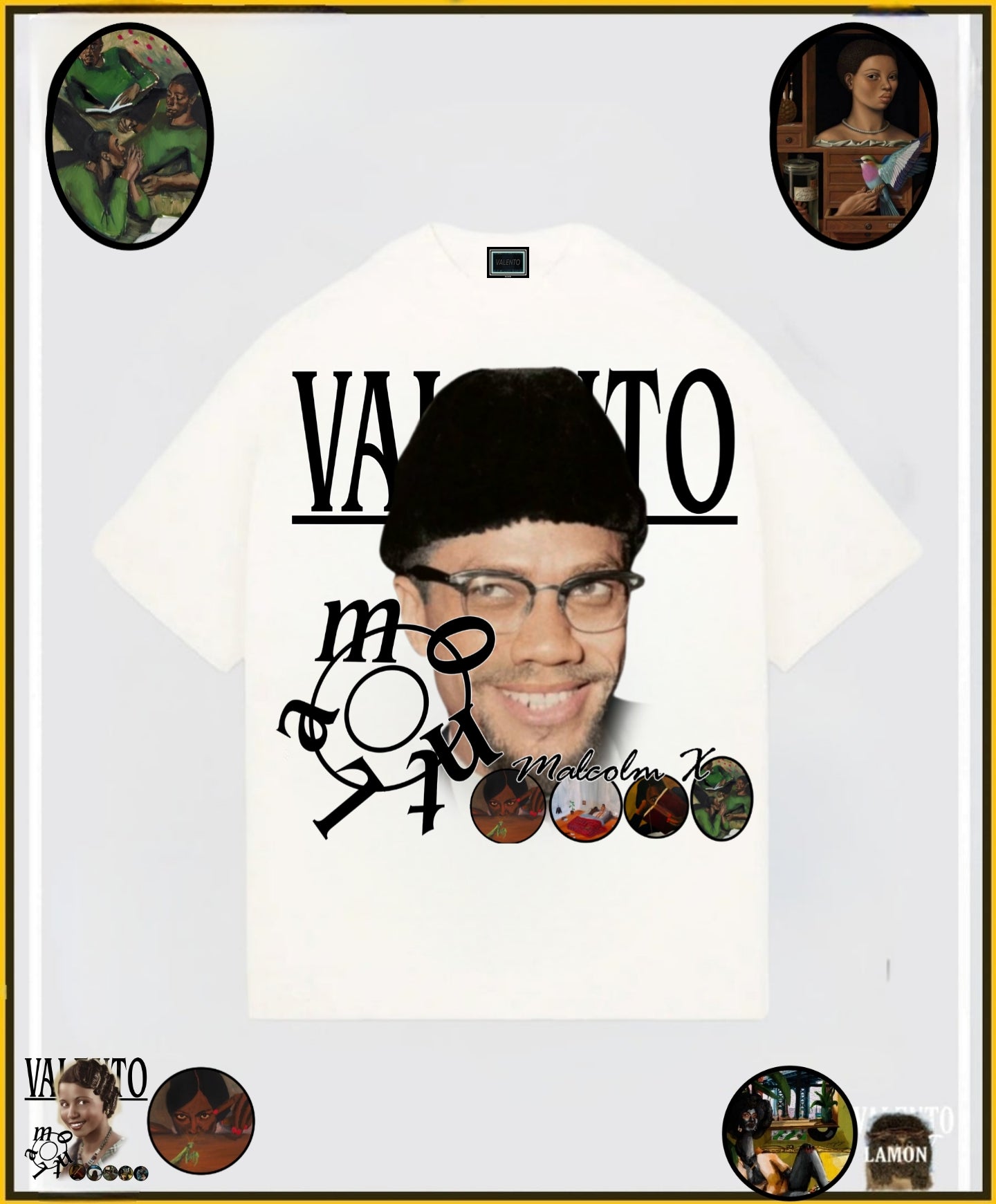 VALENTO AND Malcolm X