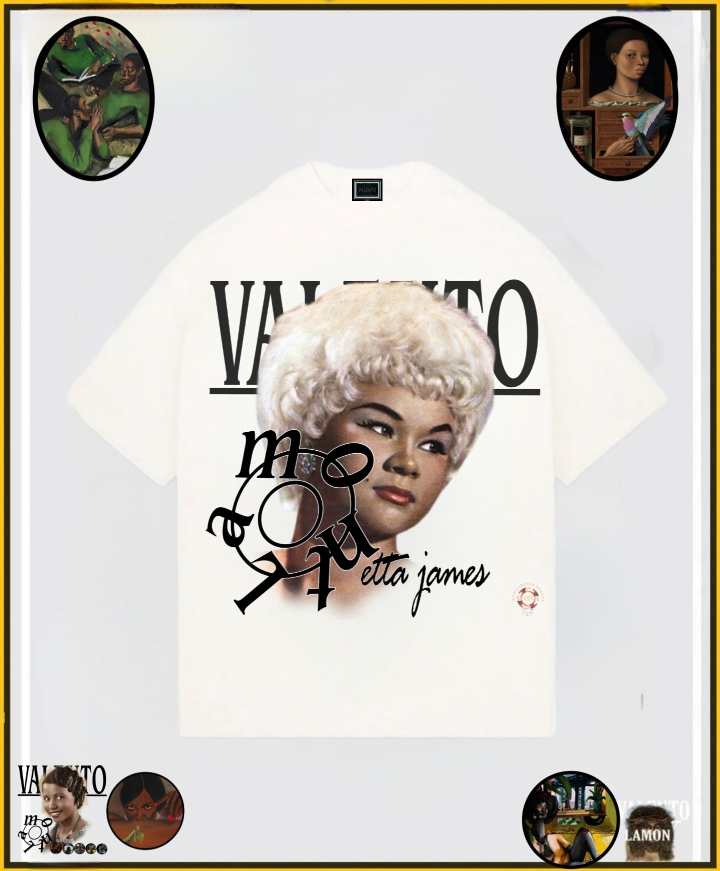 VALENTO AND etta james TEE