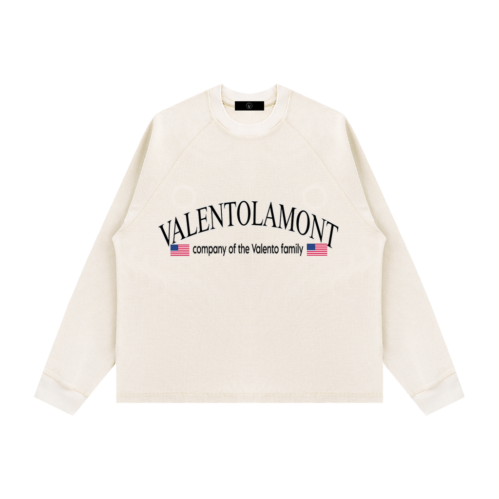 Unisex Vintage Wash Boxy  Waffle T-Shirt