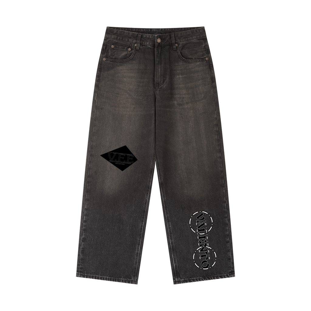 Vintage Wash Heavyweight Denim Jeans