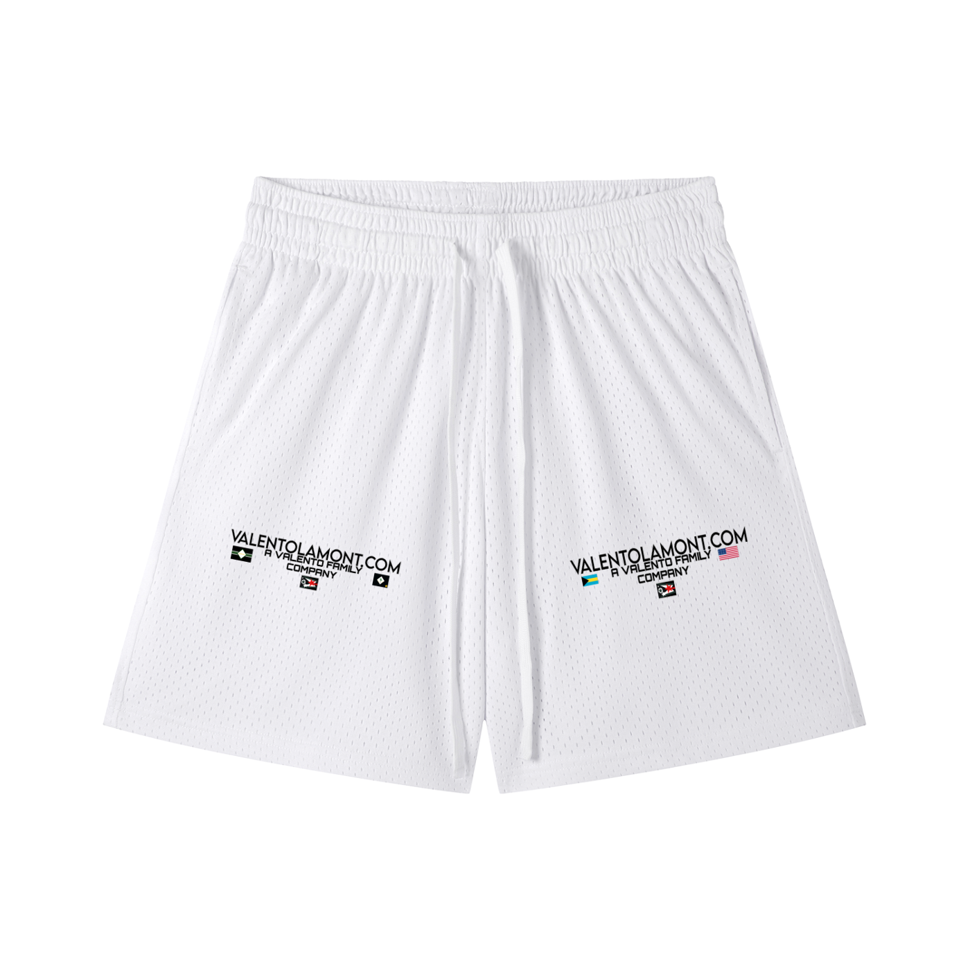 Mesh Drawstring Shorts