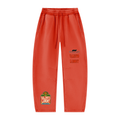 Unisex Vintage Wash Barrel Leg Fleece Sweatpants