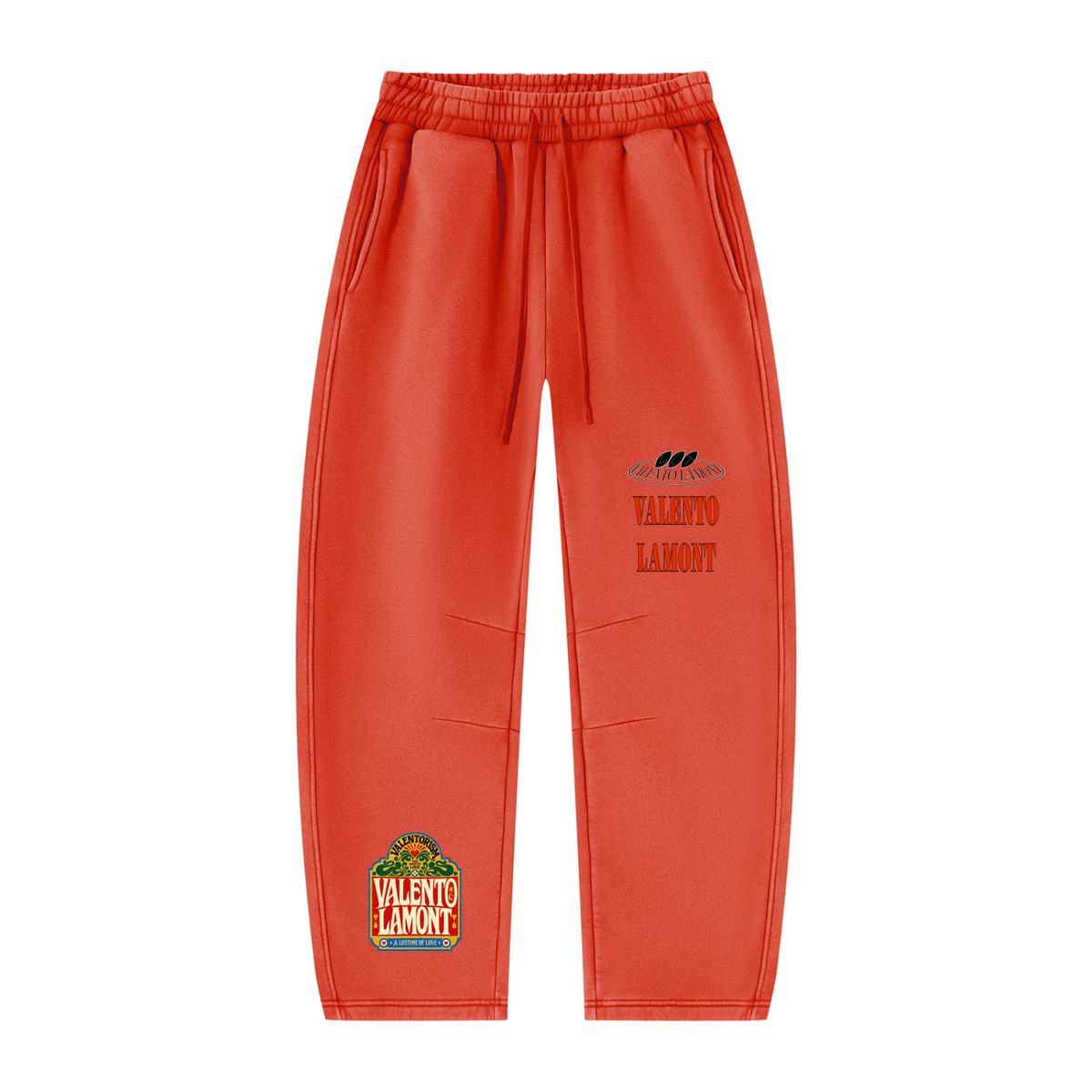 Unisex Vintage Wash Barrel Leg Fleece Sweatpants