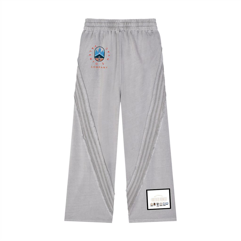 Snow Washed Tape Raw Edge Sweatpants