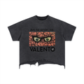 Vintage Wash Boxy Distressed Hem T-Shirt