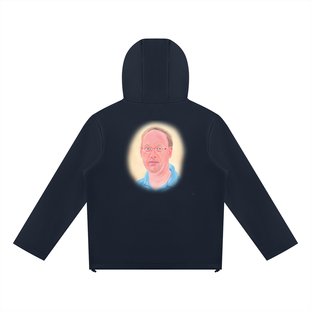 Unisex Paneled Full Zip Hoodie
