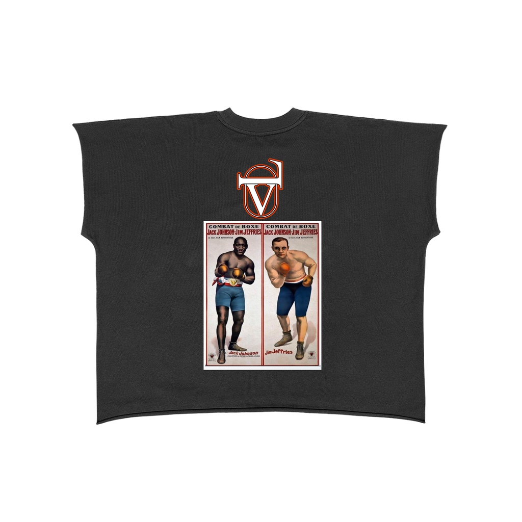 Raw Edge Boxy Non-Shrink T-Shirt