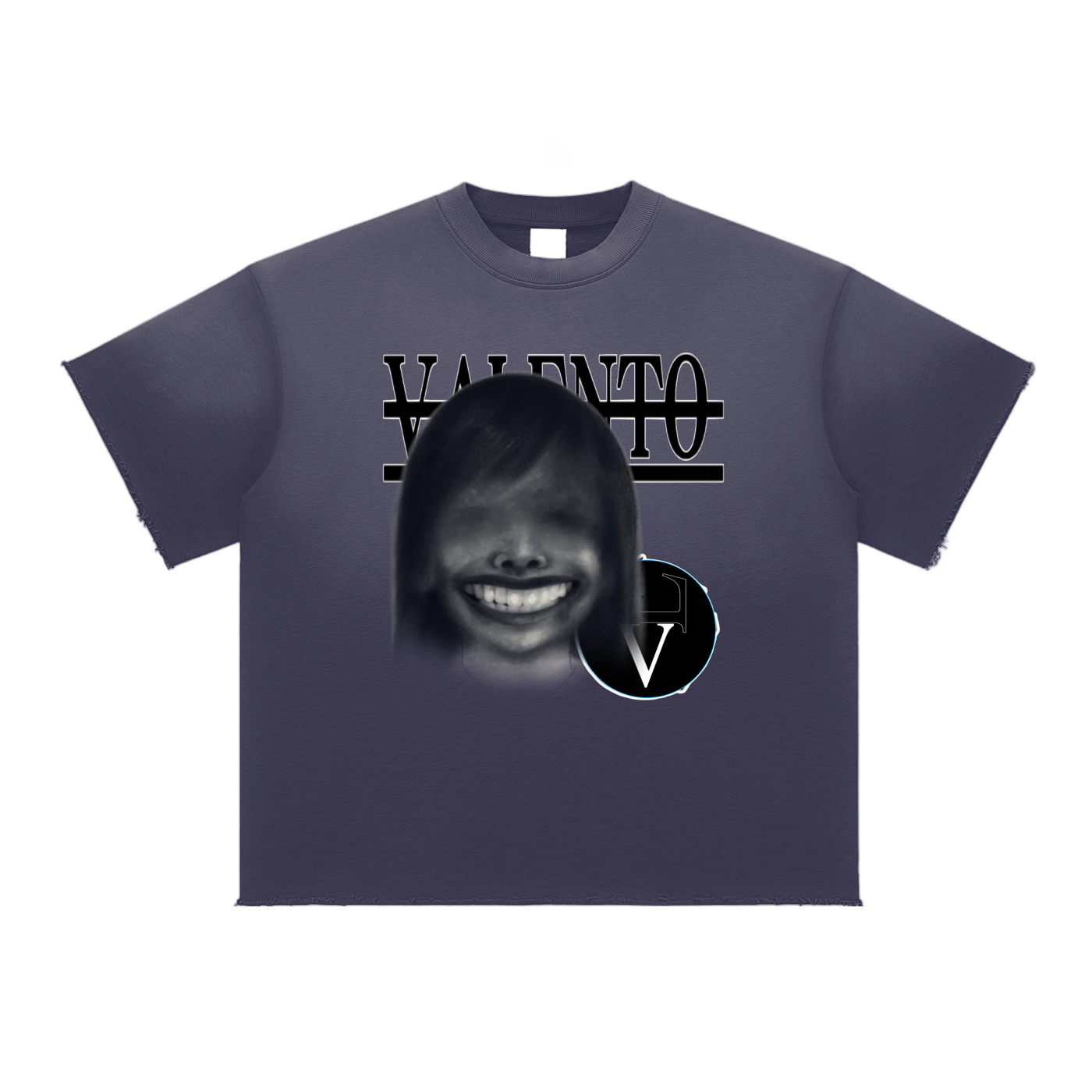 Sun Fade Raw Edge T-Shirt