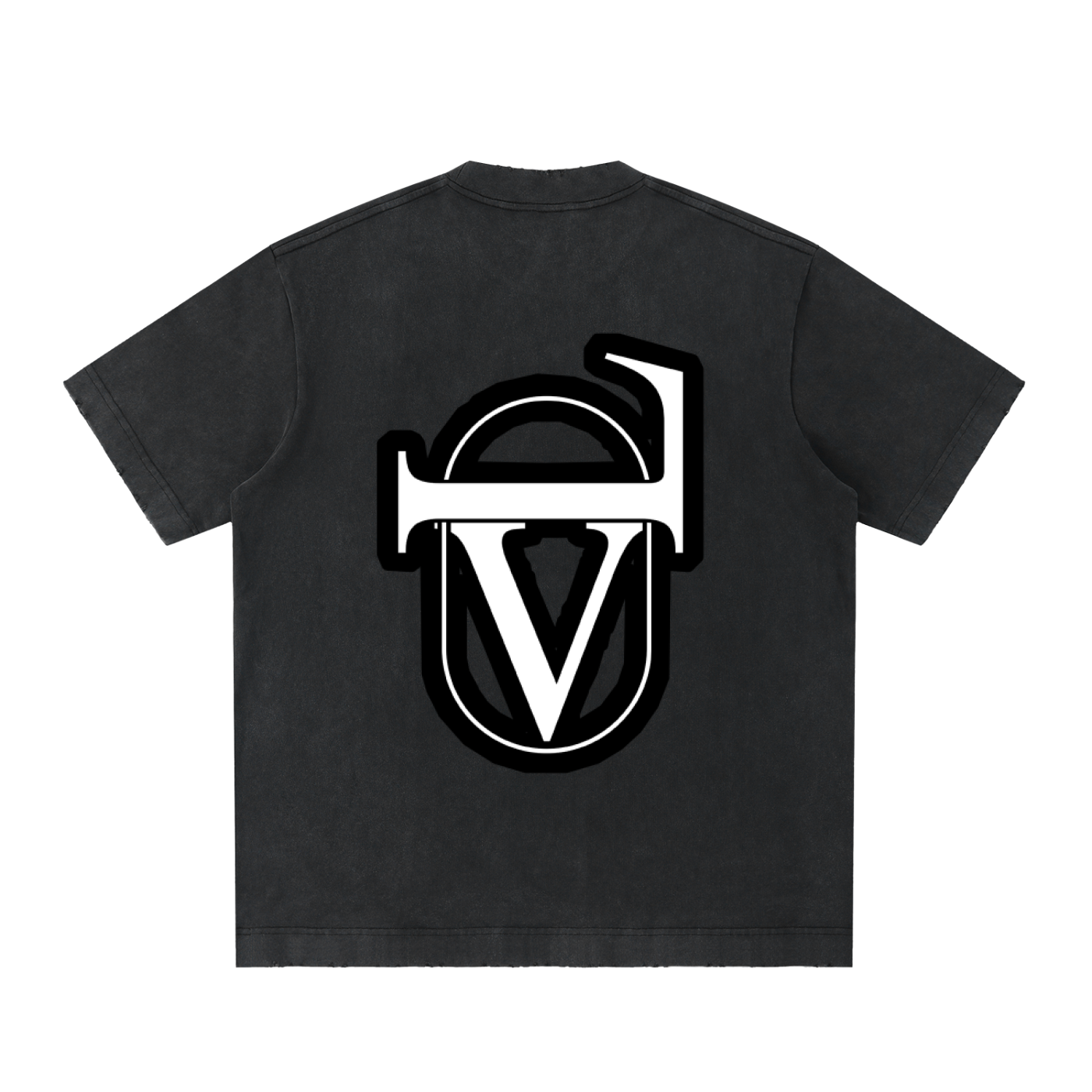 Heavyweight Vintage Washed Frayed T-Shirt