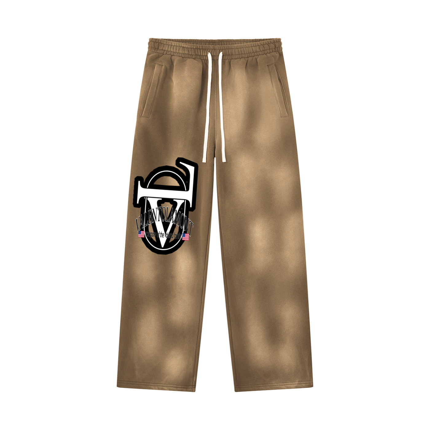Unisex Sunfade Wide Leg Fleece Sweatpants