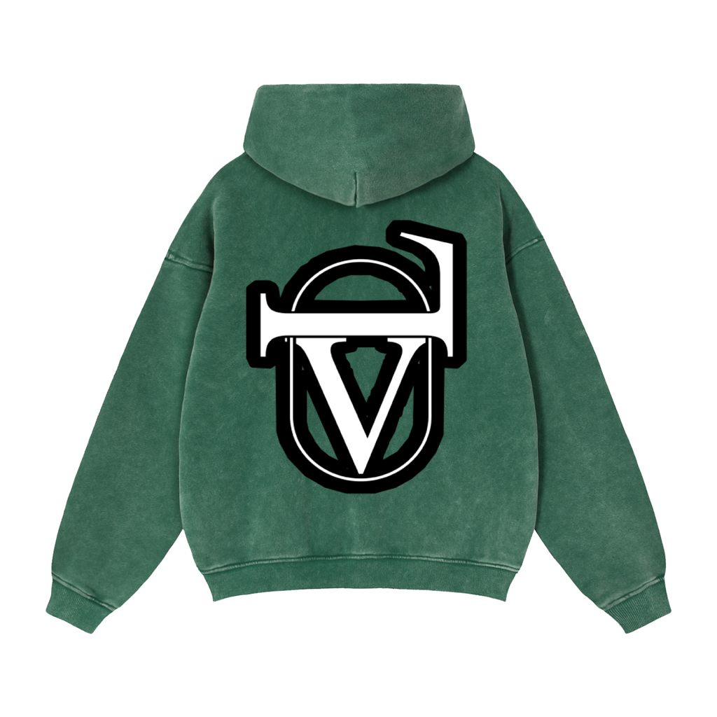 Zip-Through Boxy Fleece Hoodie