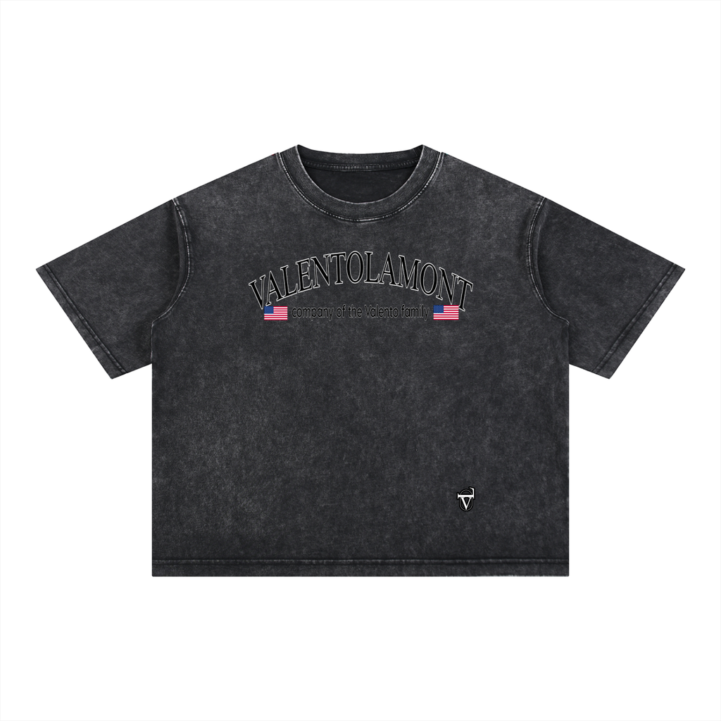 Mineral Wash Boxy Cotton T-Shirt