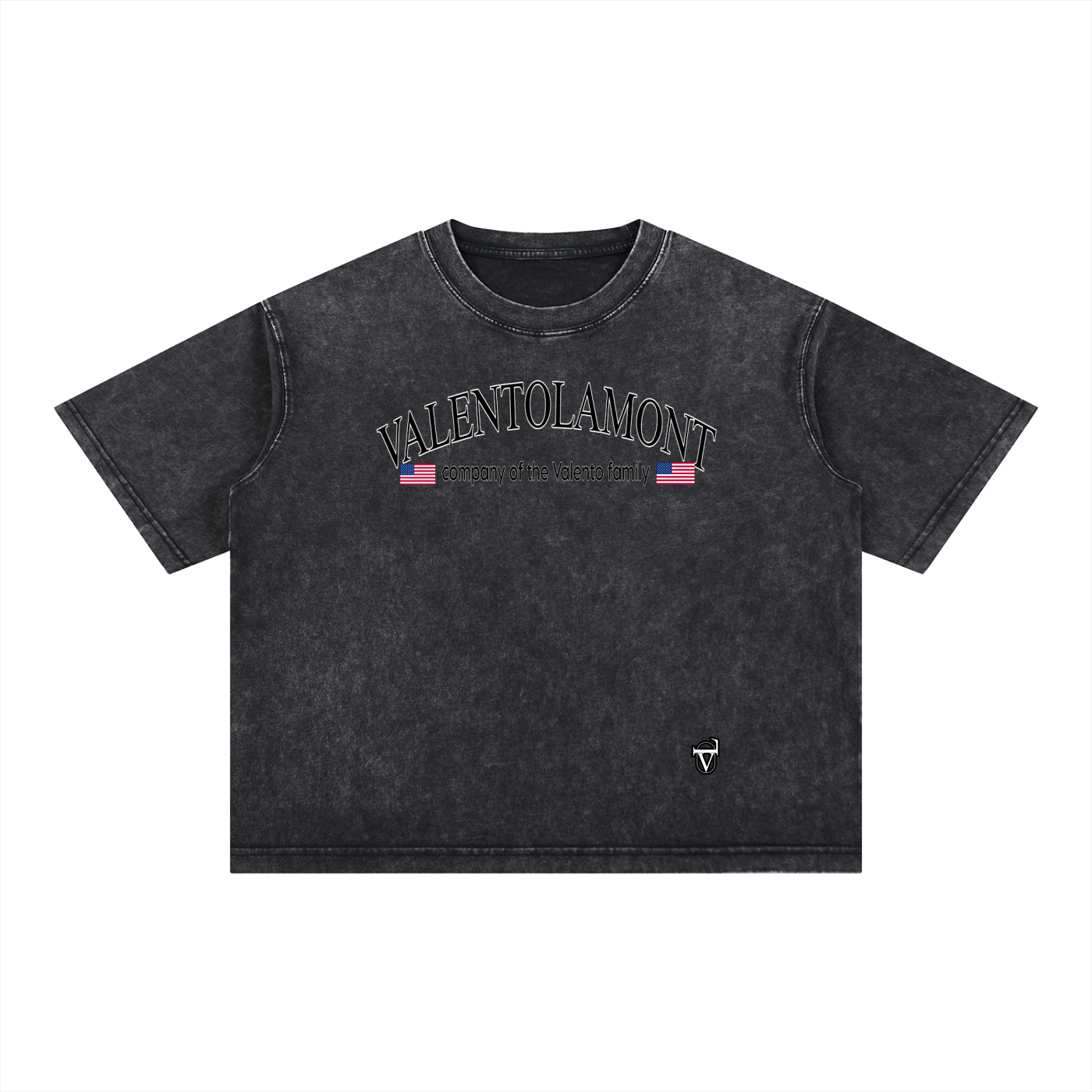 Mineral Wash Boxy Cotton T-Shirt