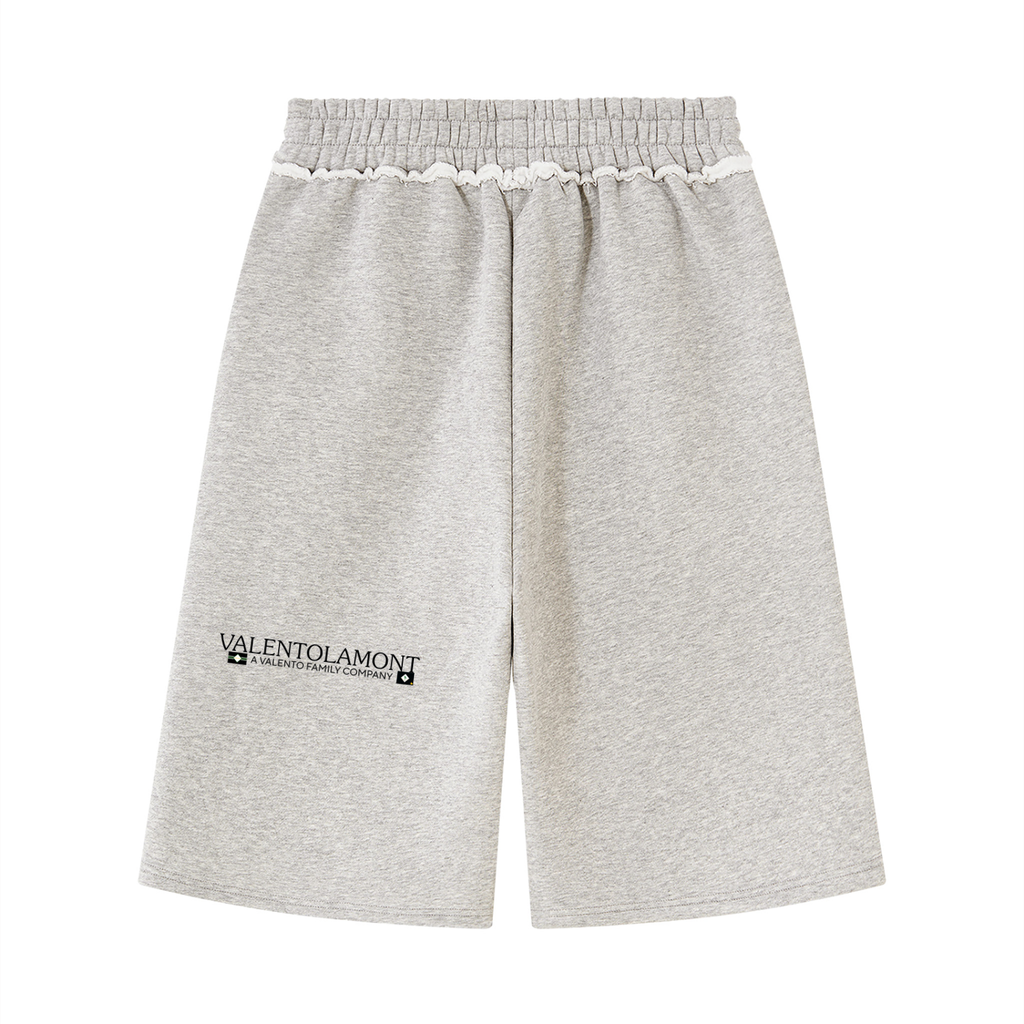 V  Raw Edge Fleece Shorts