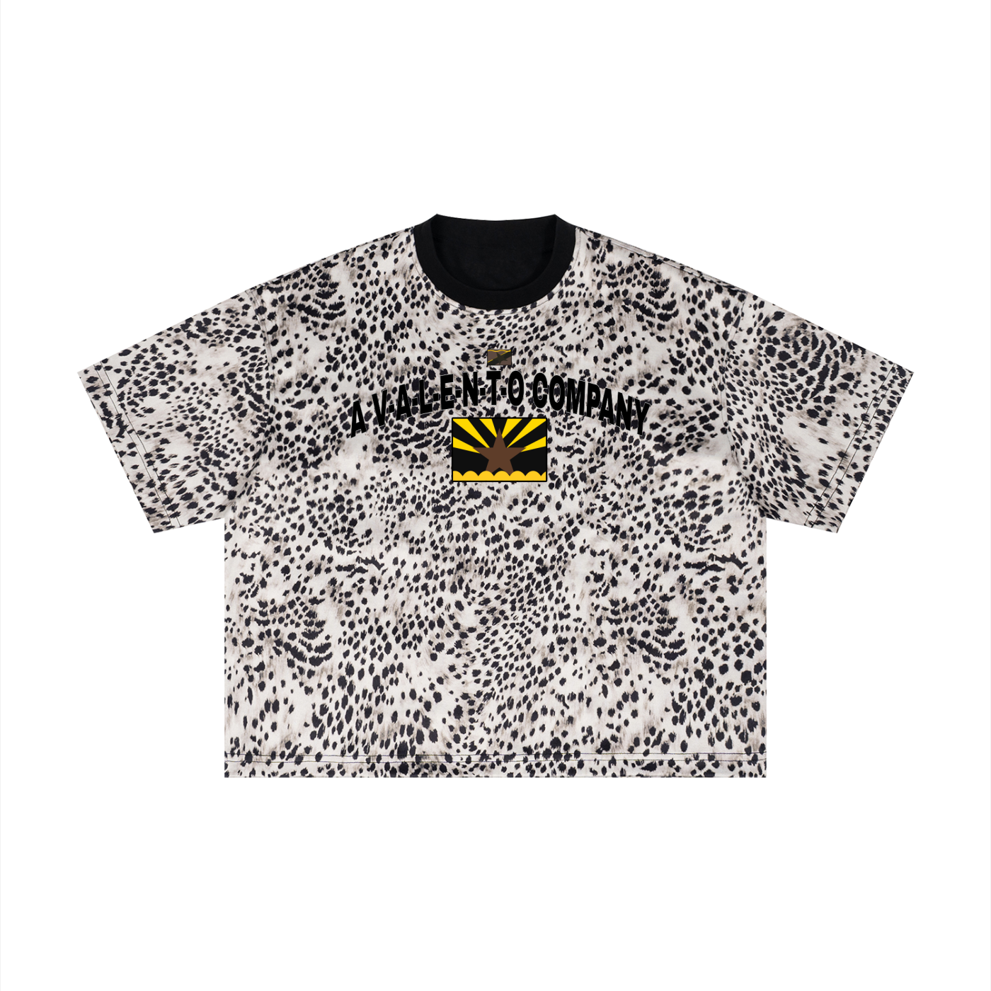 Unisex Leopard Print Boxy T-Shirt
