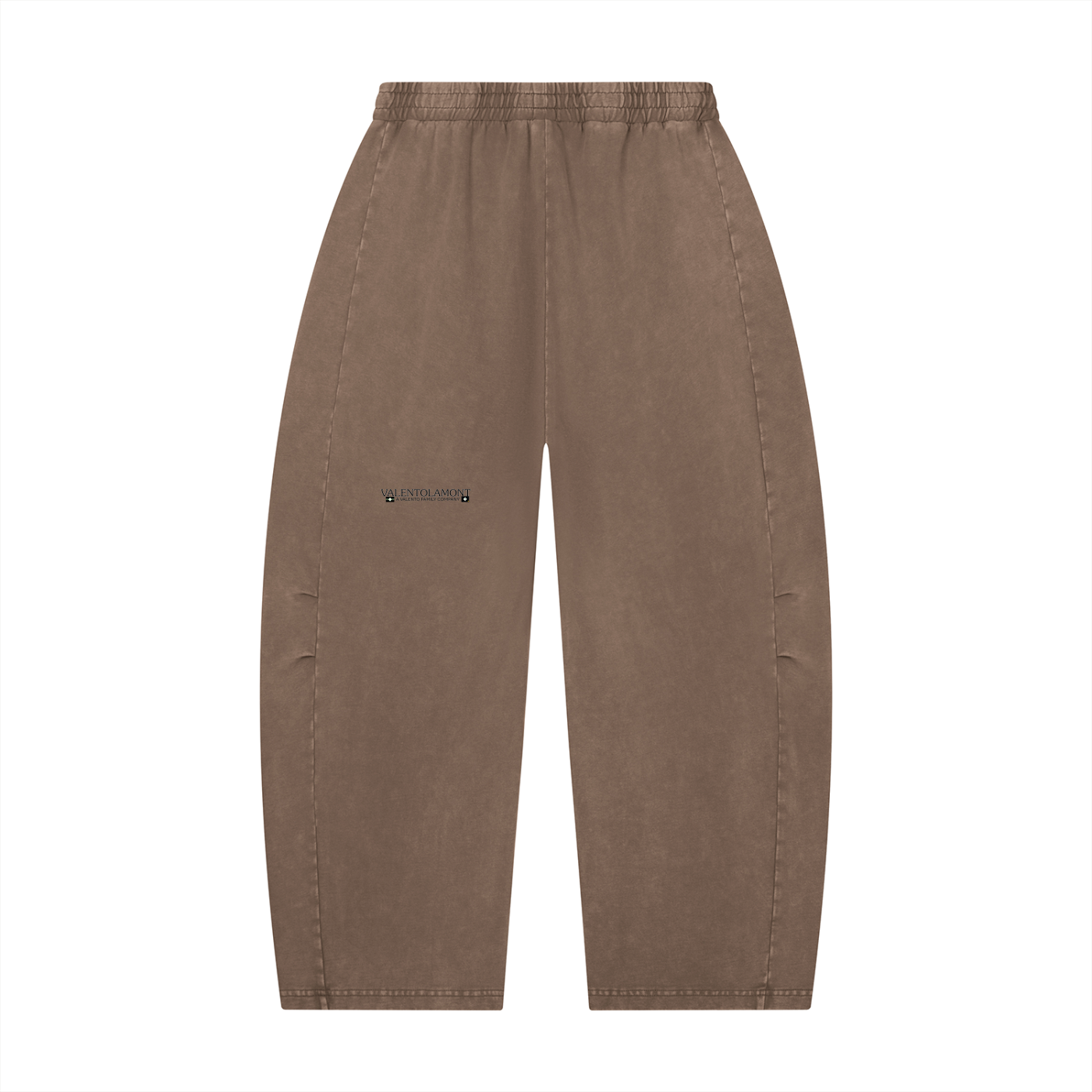 Unisex Mineral Wash Barrel Leg Pants