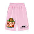 Unisex Raw Edge Fleece Shorts
