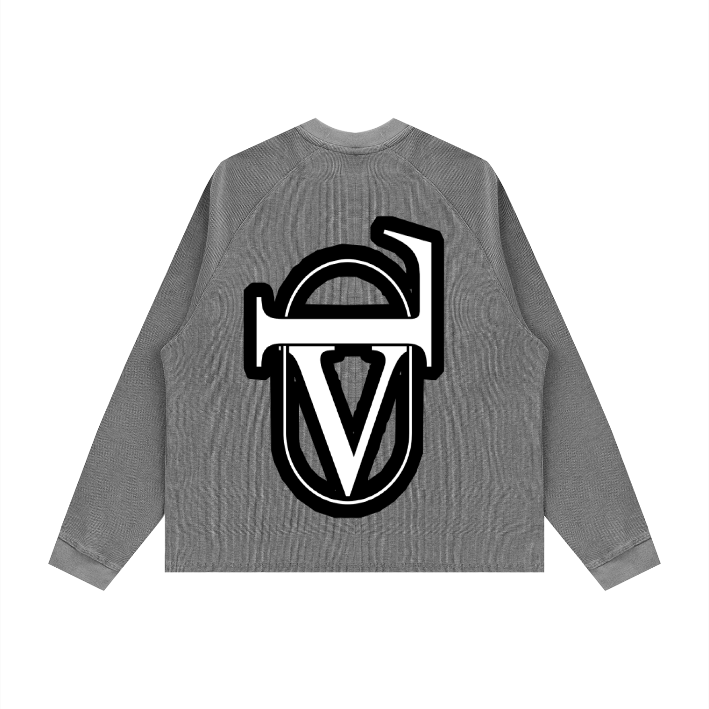 Unisex Vintage Wash Boxy  Waffle T-Shirt