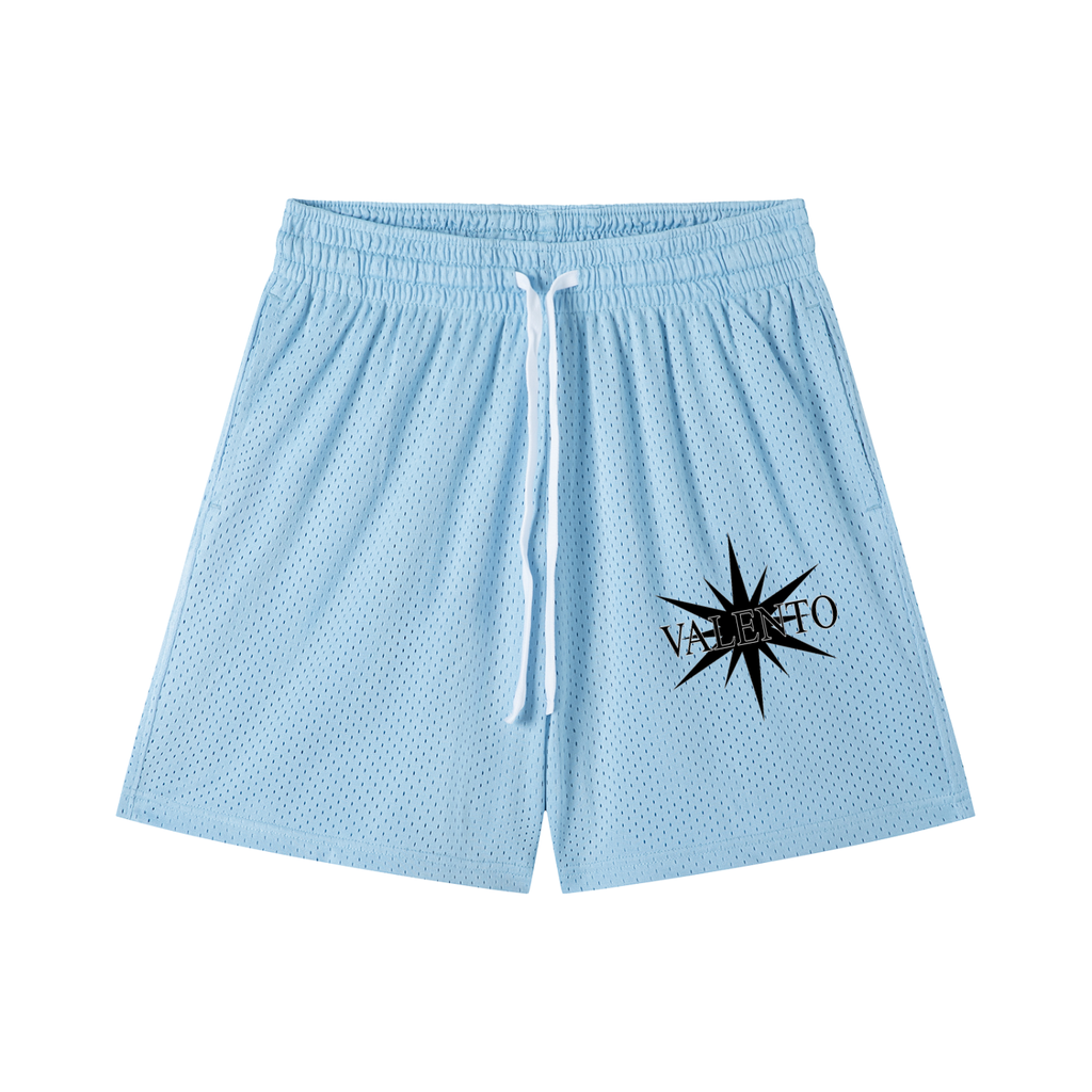 Mesh Drawstring Shorts