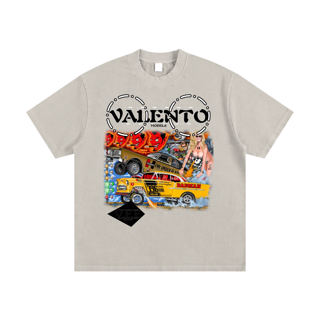 Heavyweight Vintage Washed Frayed T-Shirt