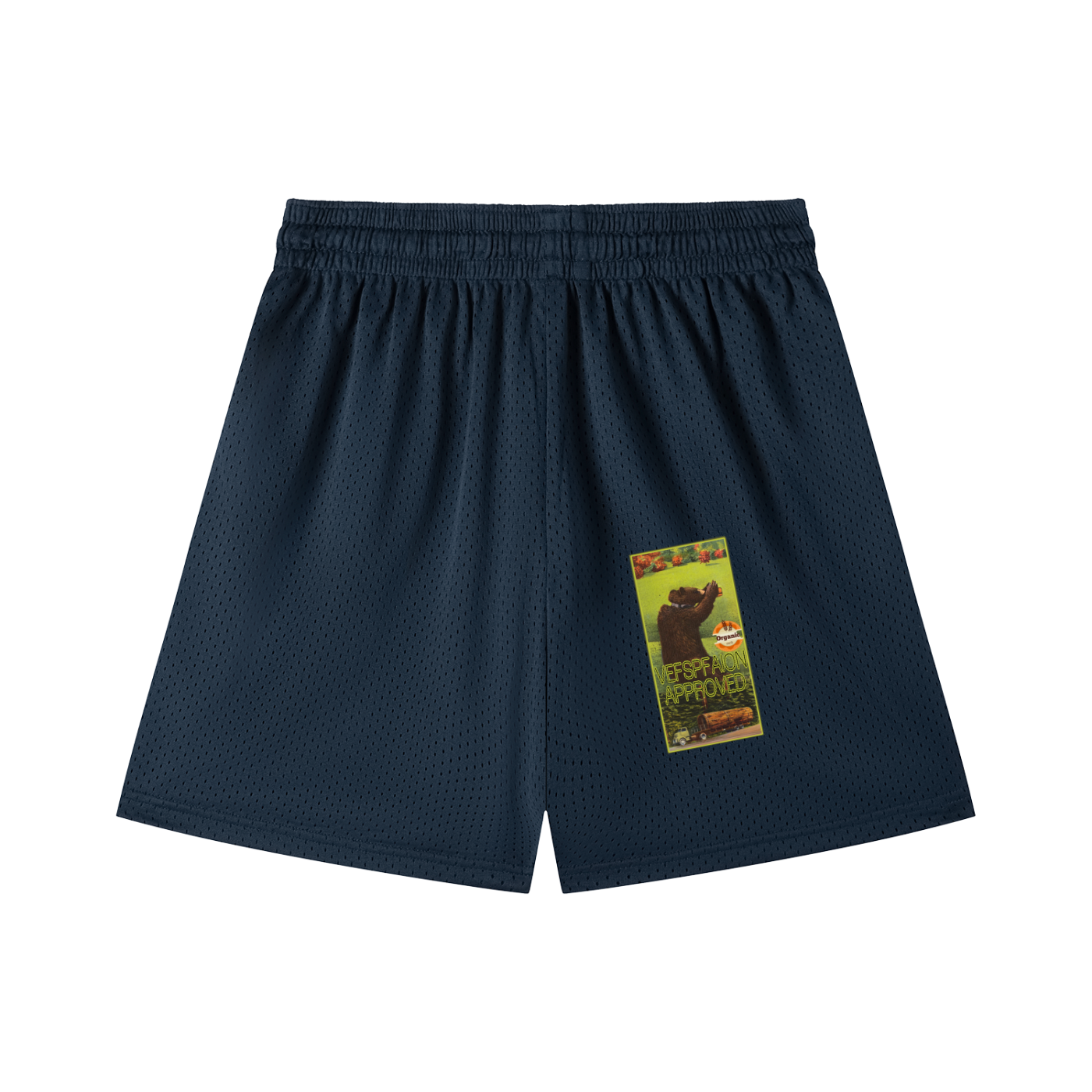 Mesh Drawstring Shorts