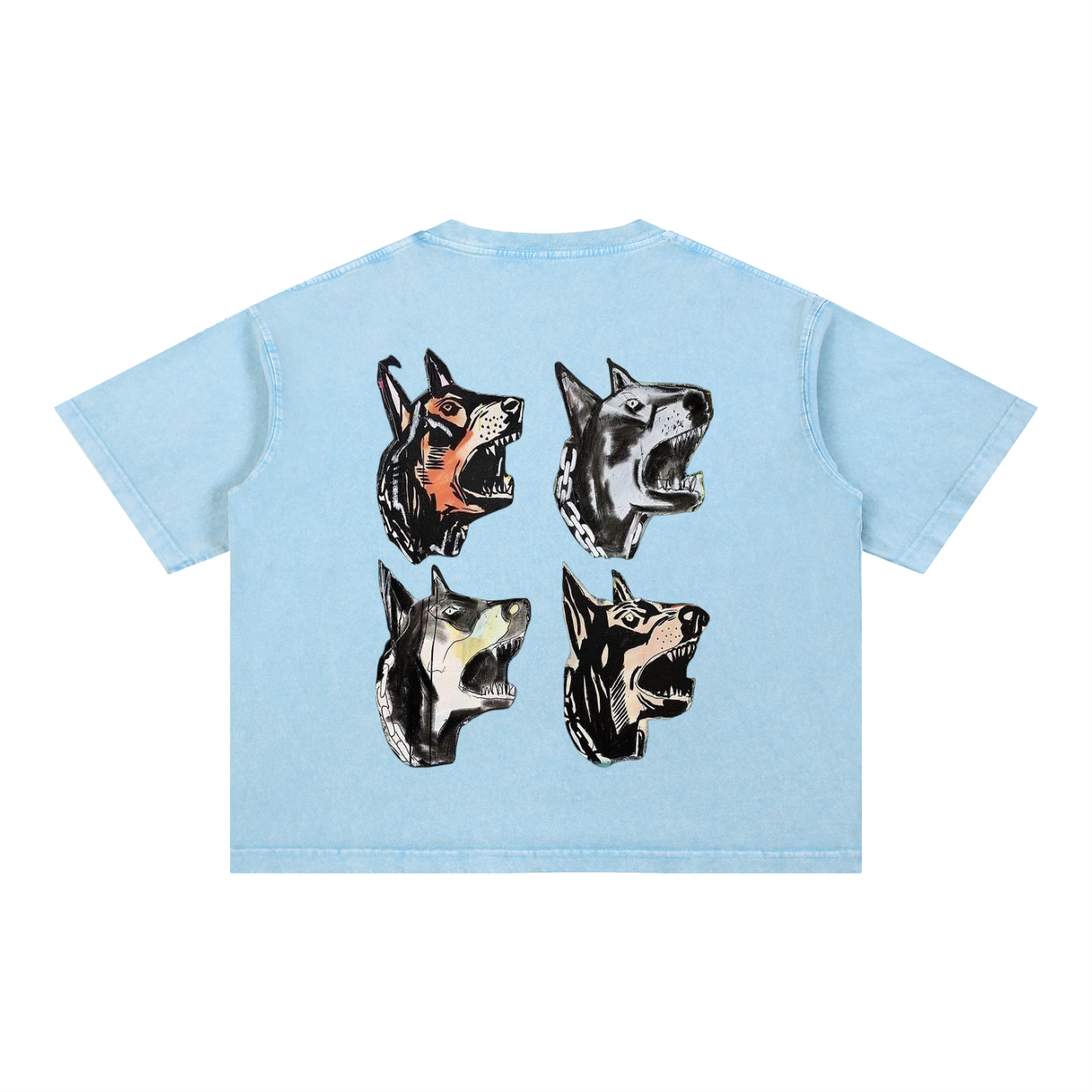Mineral Wash Boxy Cotton T-Shirt