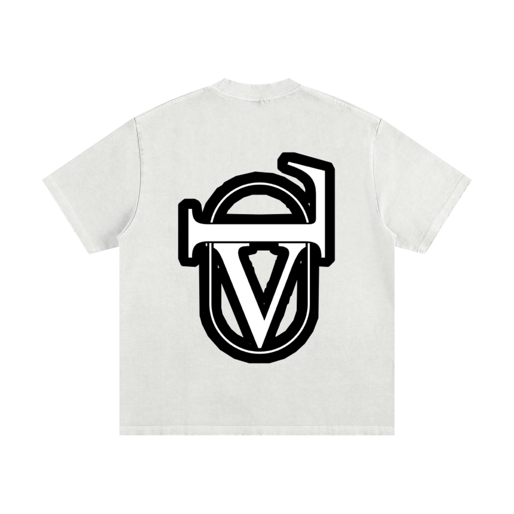 Heavyweight Vintage Washed Frayed T-Shirt