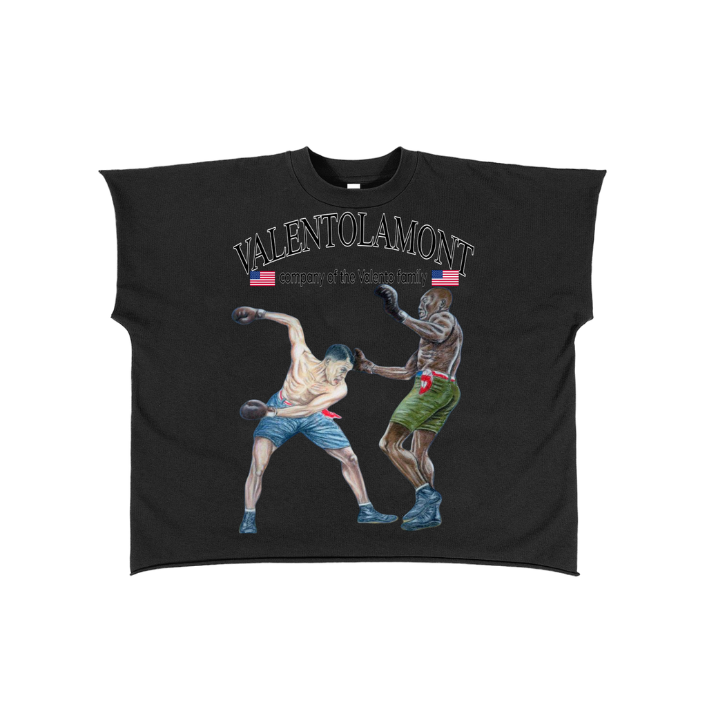 Raw Edge Boxy Non-Shrink T-Shirt