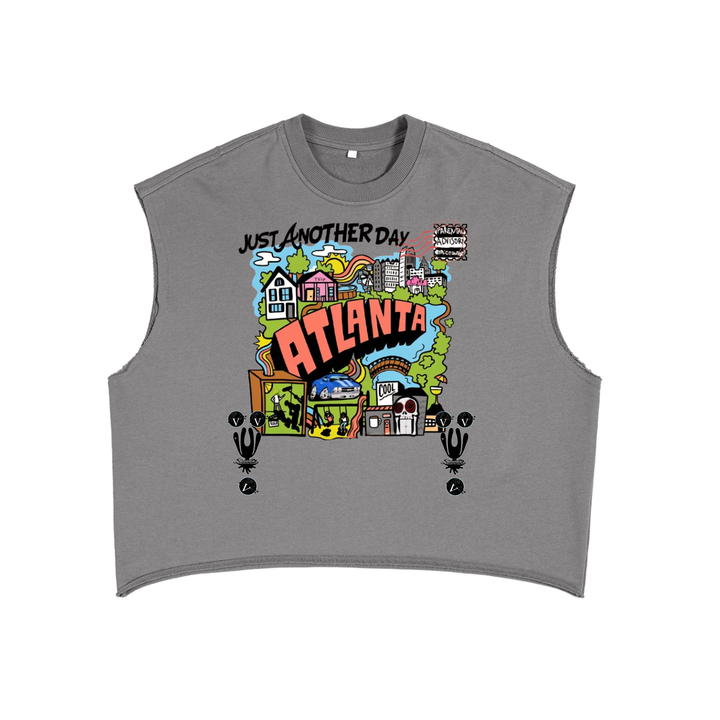 French Terry Boxy Tank Top