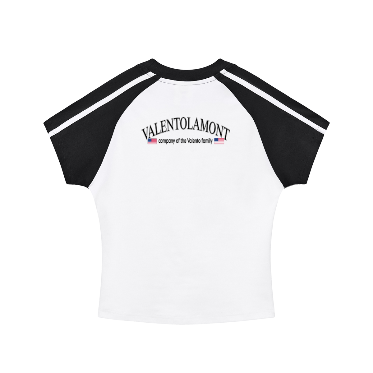 Contrast Stripes Bodycon Raglan  Sleeve T-Shirt