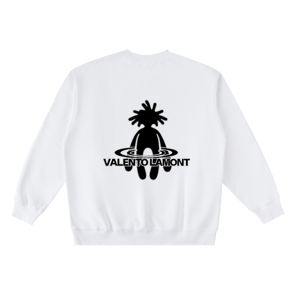 Oversized Crewneck Taped Sweatshirt