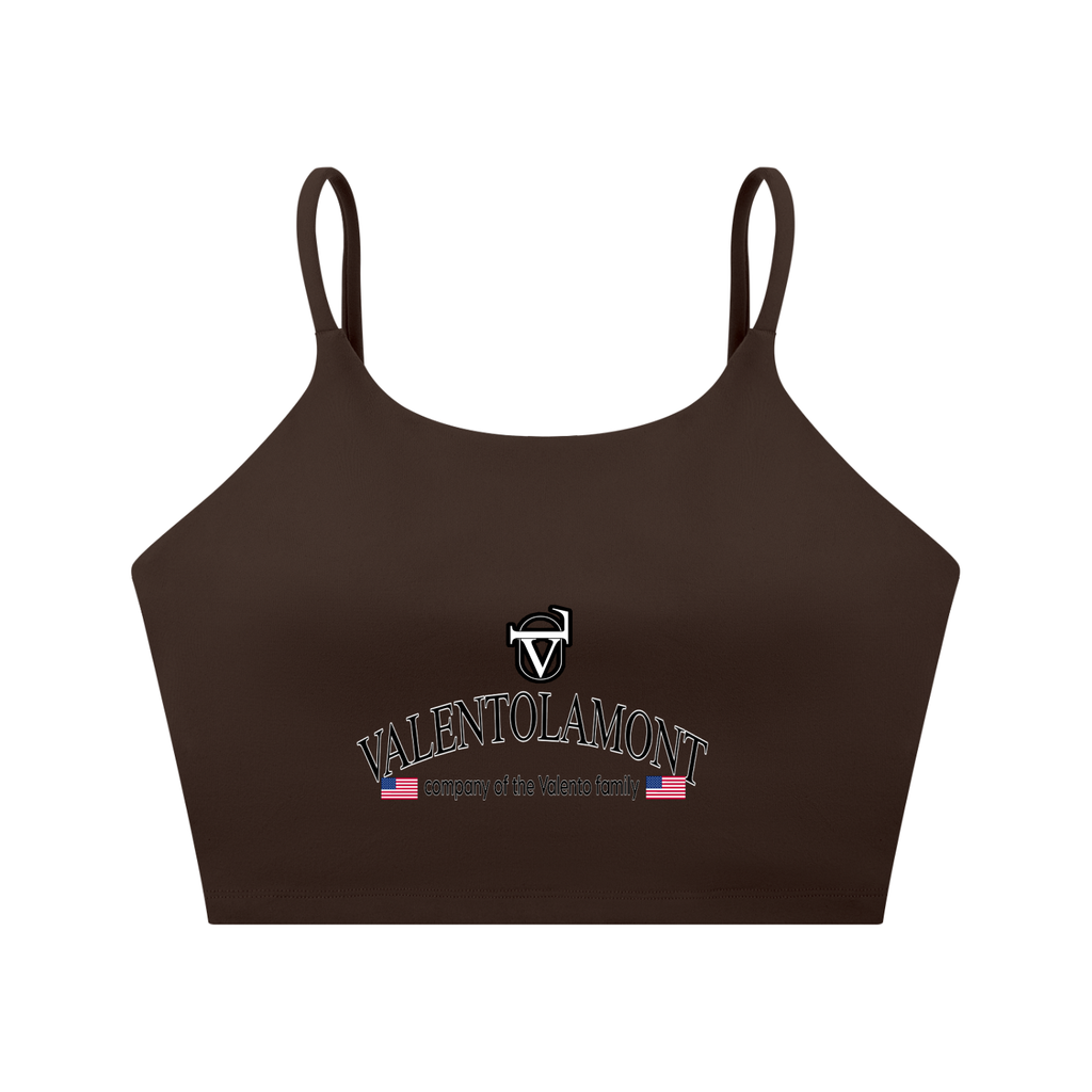 Spaghetti Strap Yoga Sports Bra