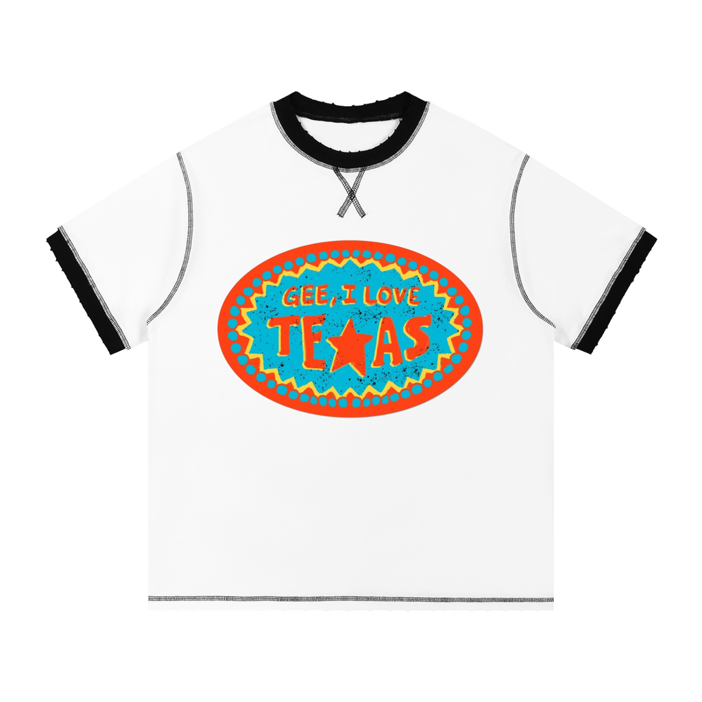 Unisex Contrast-Stitched Ringer T-Shirt