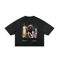 Classic Frayed Boxy Tee - 250 GSM