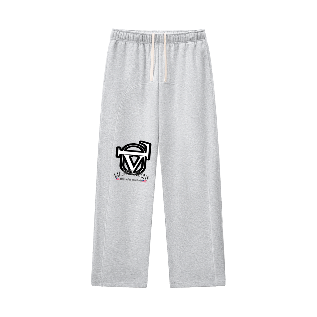Contrast-Stitched Fleece Sweatpants