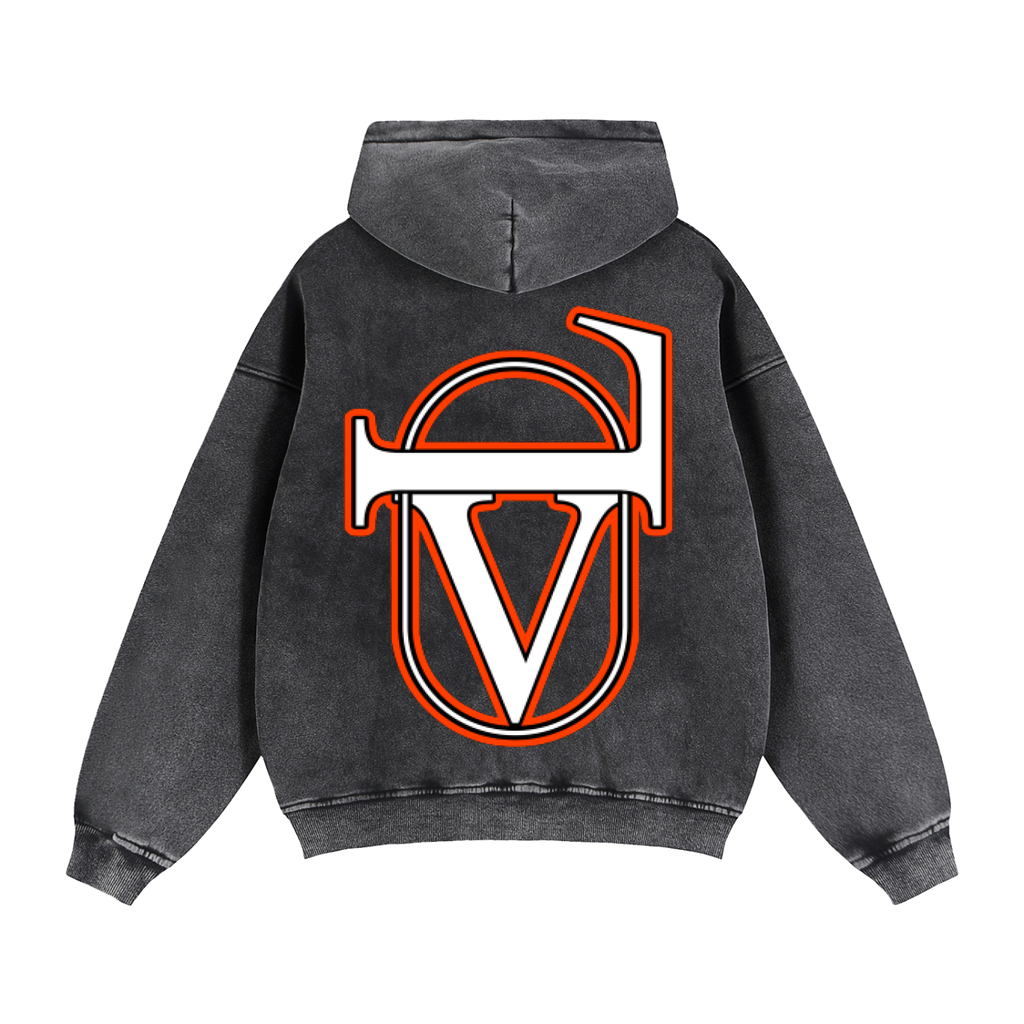 Zip-Through Boxy Fleece Hoodie