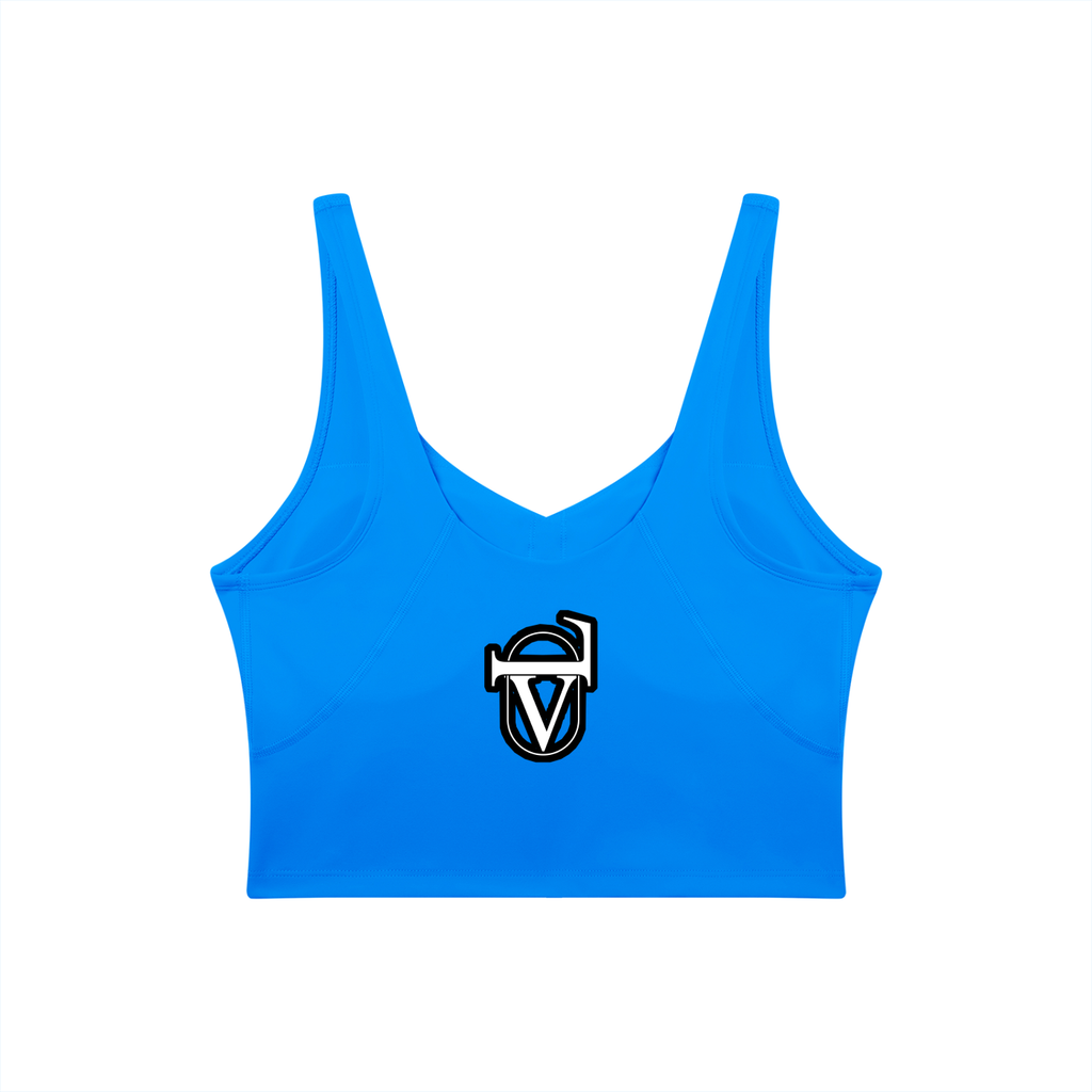 Women's V-Neck Yoga Sports Bra