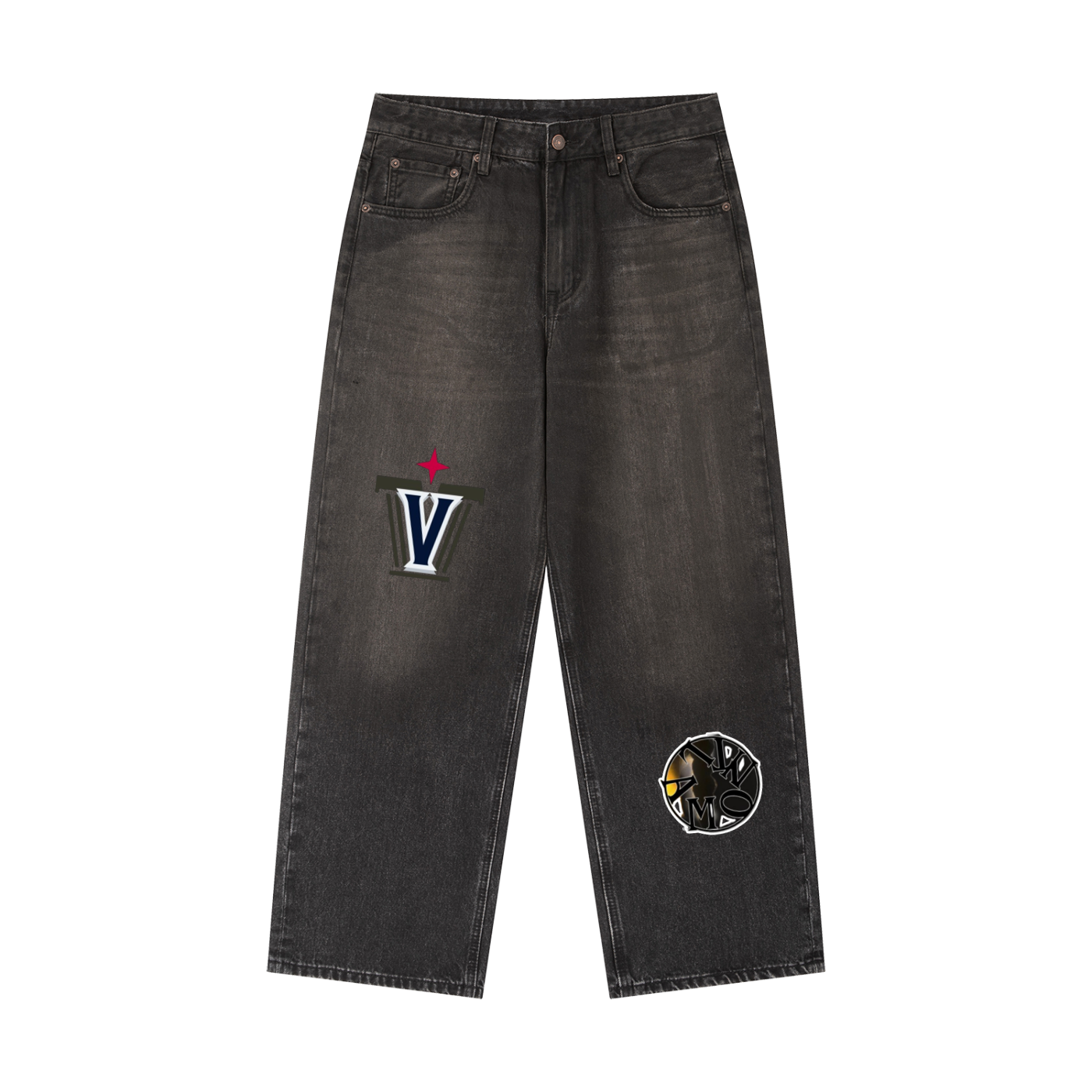 Vintage Wash Heavyweight Denim Jeans