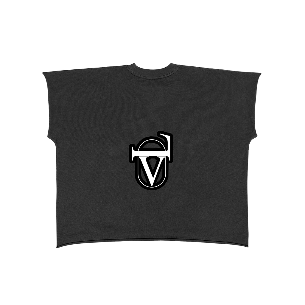 Raw Edge Boxy Non-Shrink T-Shirt
