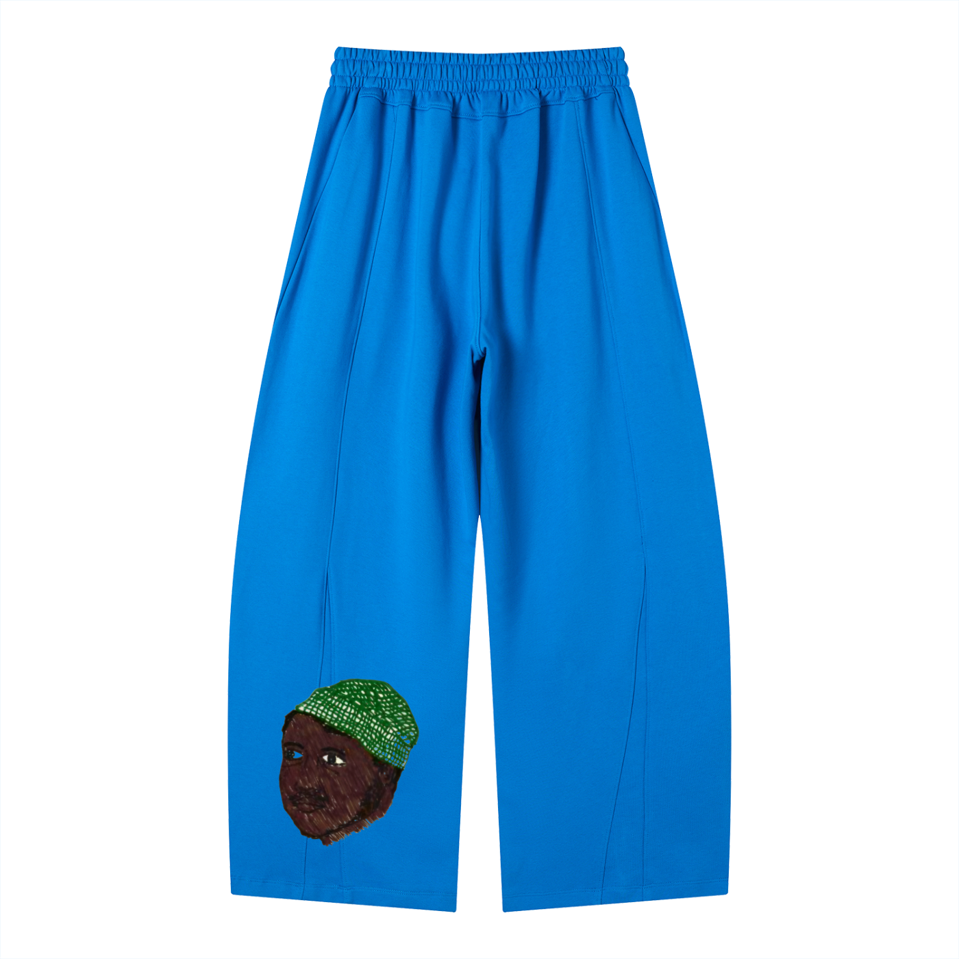Heavyweight Wide Leg Panel Sweatpants