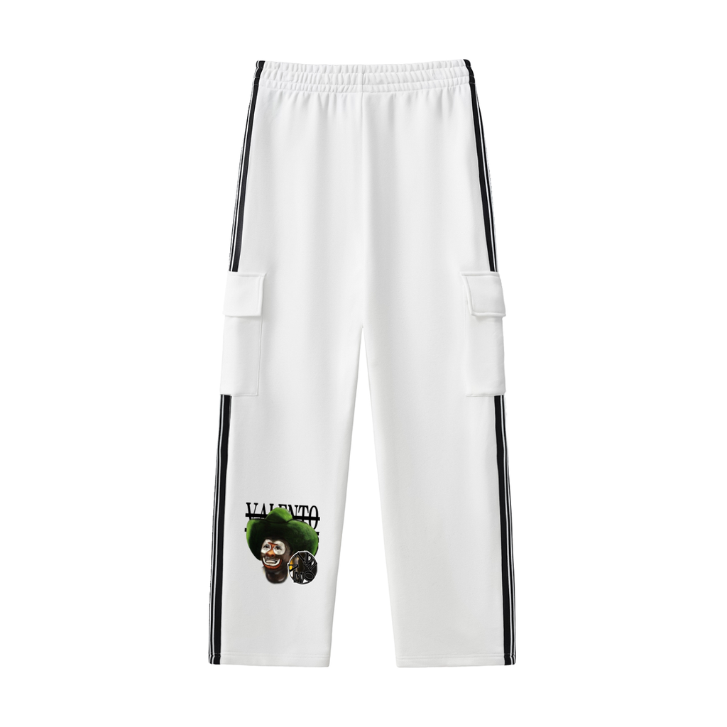 Side Stripe Straight-Leg Pants