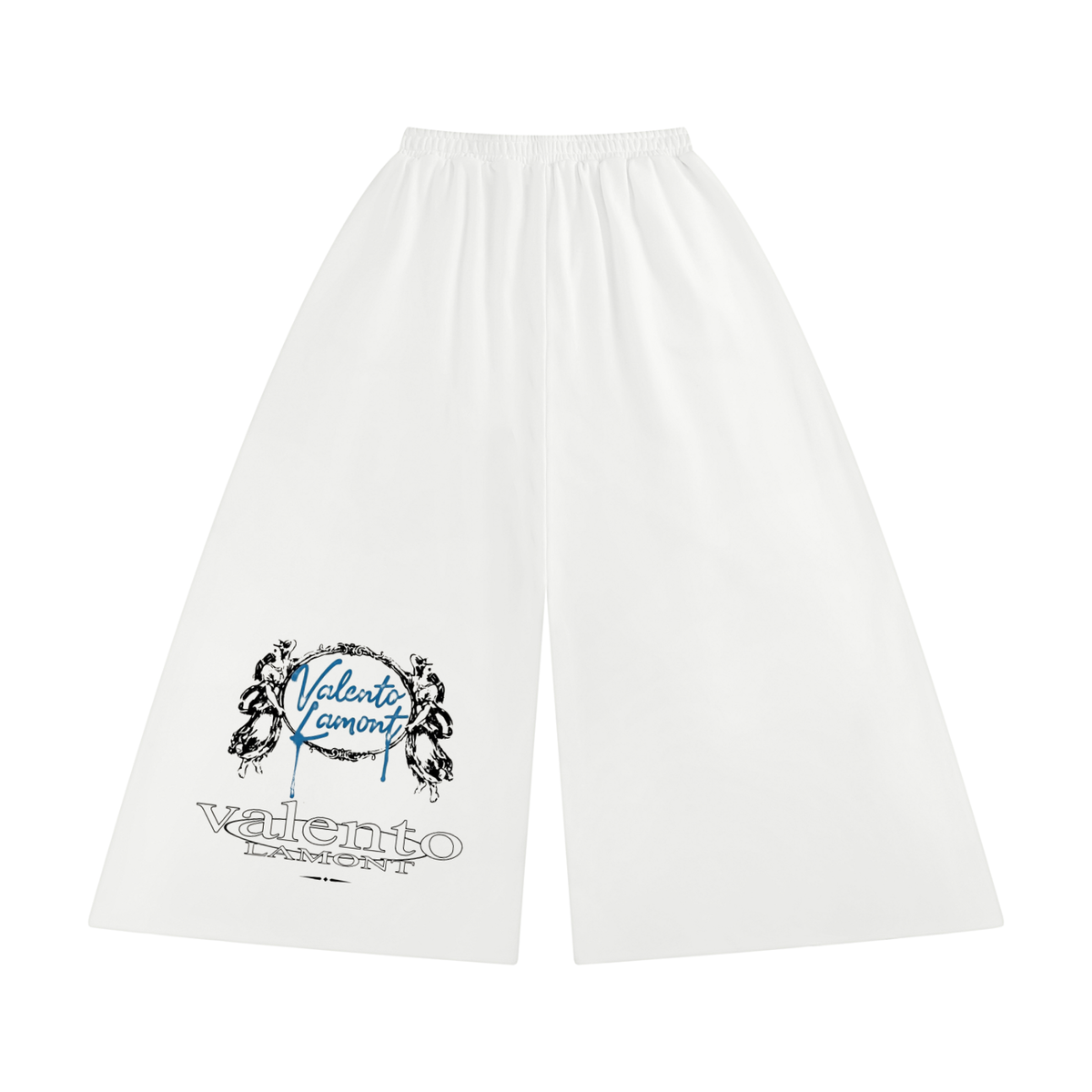 Women's Raw Edge Wide Leg Sweatpants