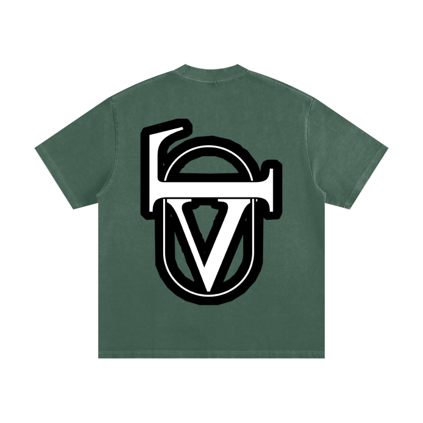 Heavyweight Vintage Washed Frayed T-Shirt