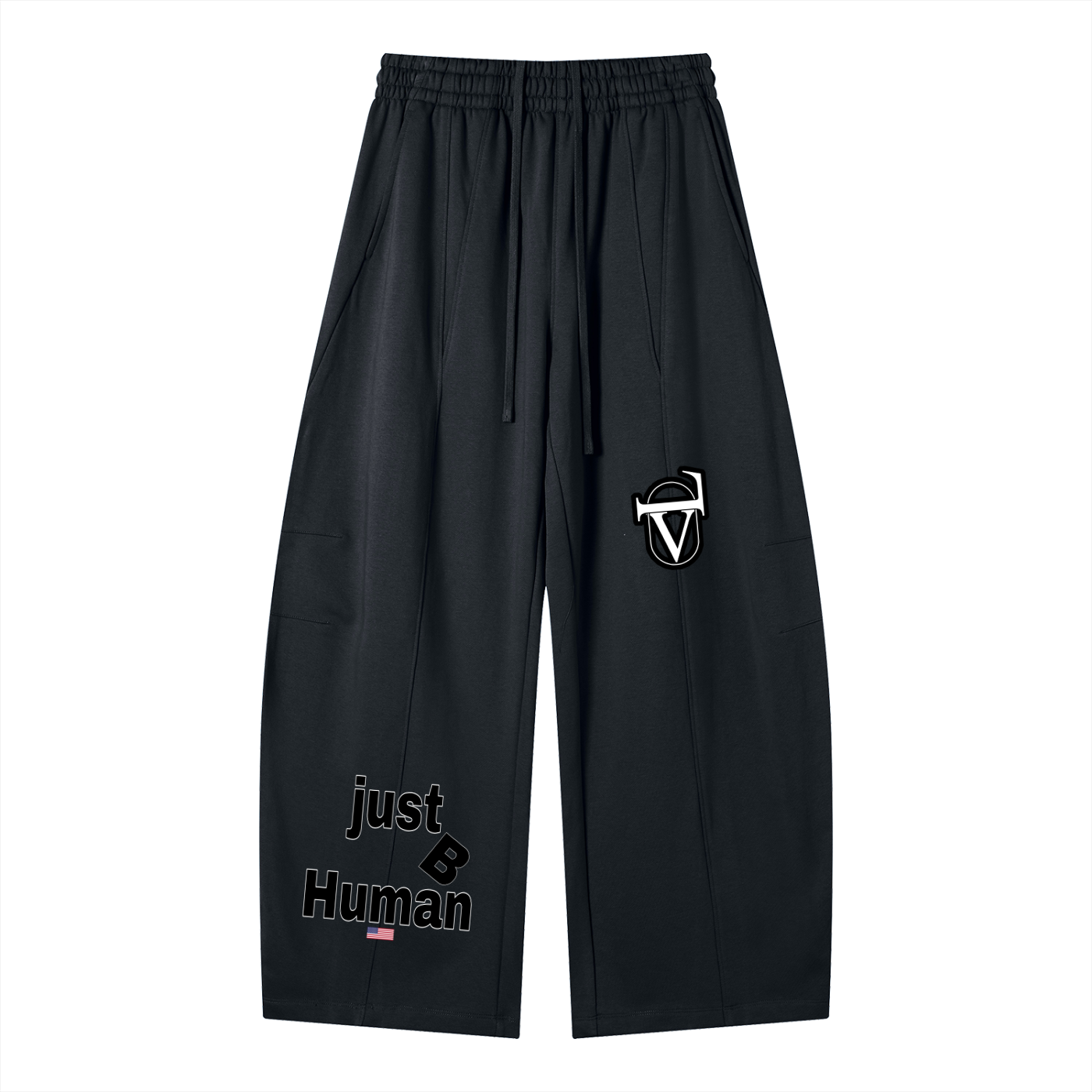 Heavyweight Wide Leg Panel Sweatpants