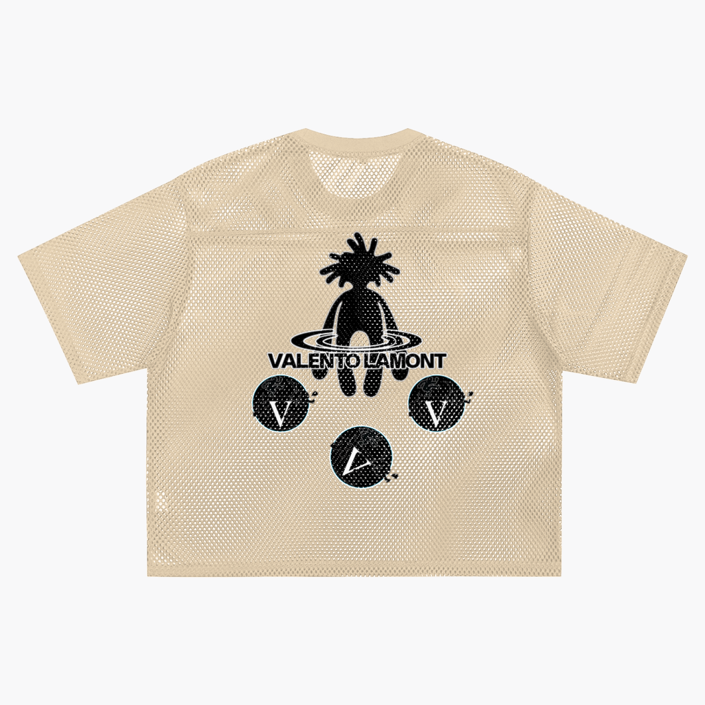 See-through Boxy Net T-shirt