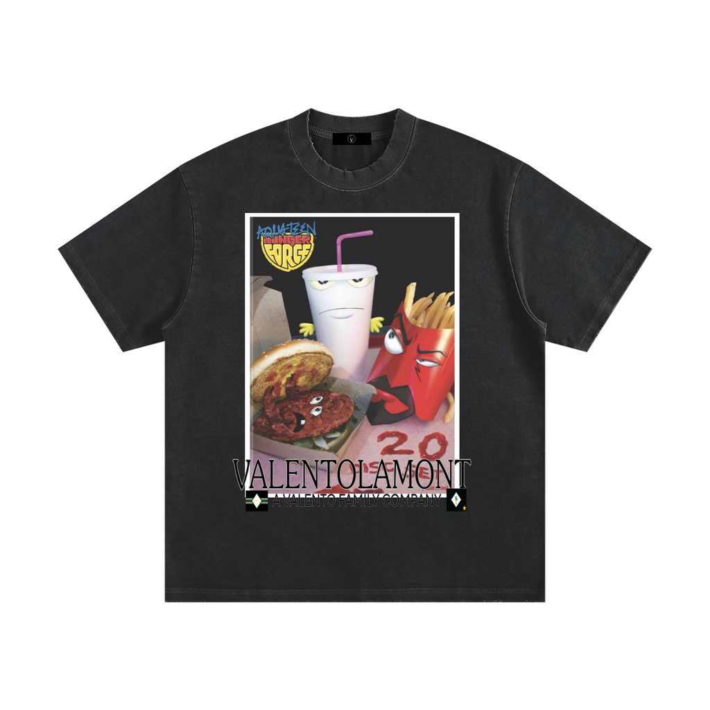 Heavyweight Vintage Washed Frayed T-Shirt